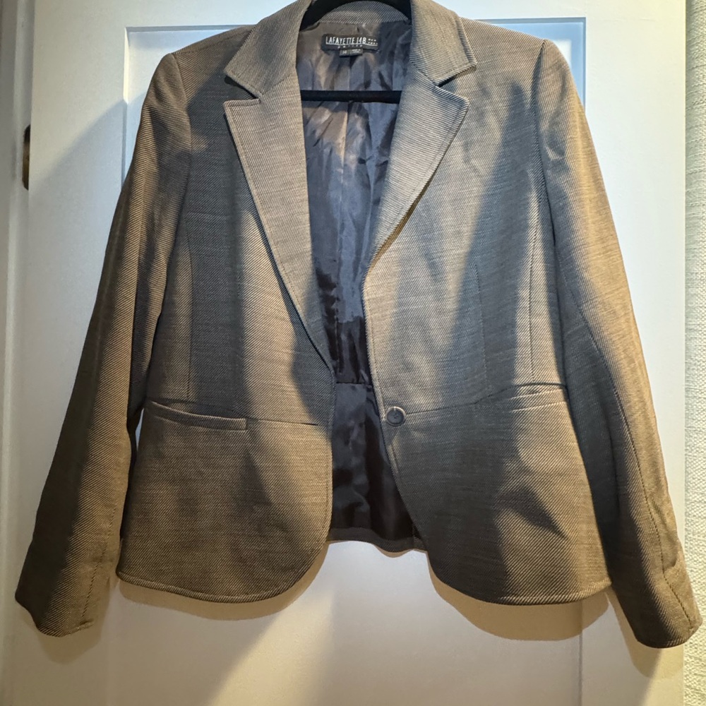 Lafayette 148 New York Taupe Blazer